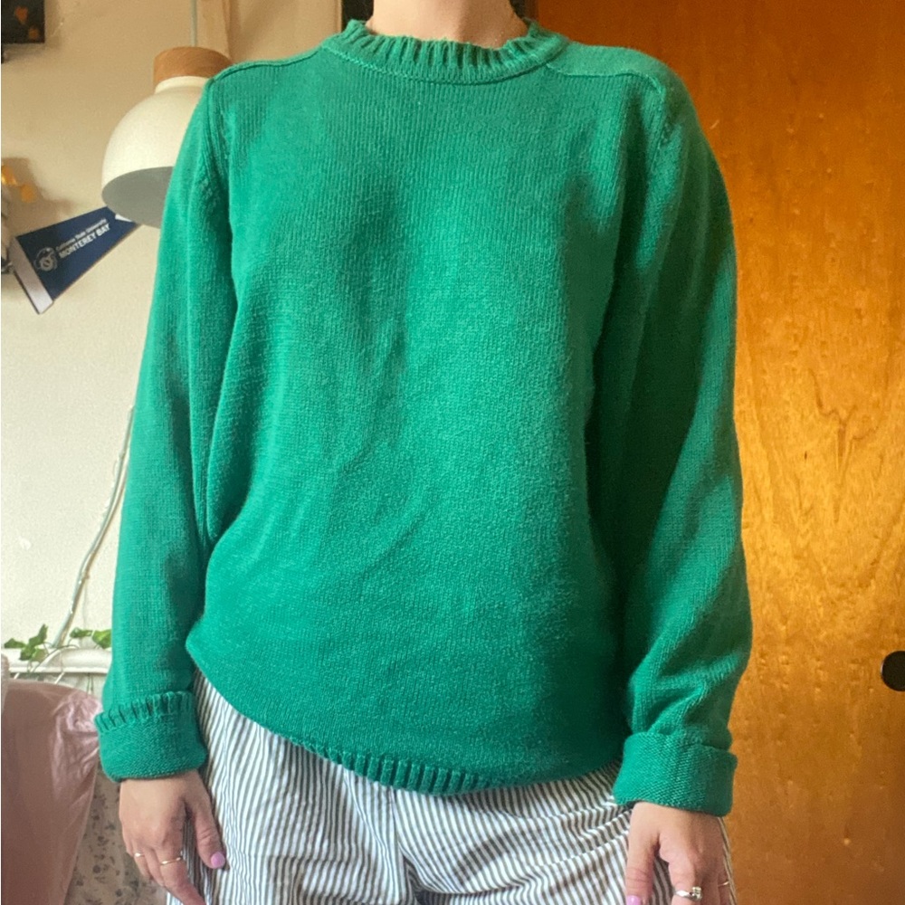 Saks Fifth Ave Vintage Sea-foam green sweater